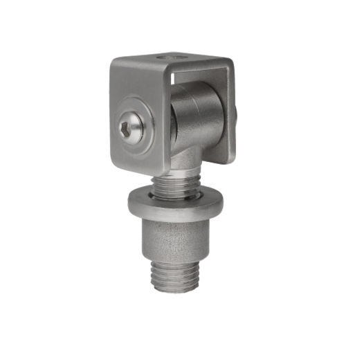 EB1-ZA16 Závěs nastavitelný, navařovací, závit M16, broušená nerez / AISI304